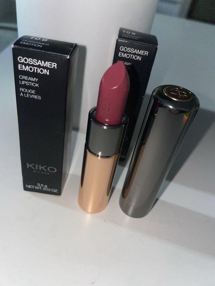 Rouge à lèvres kiko gossamer émotion 109 neuf emballage