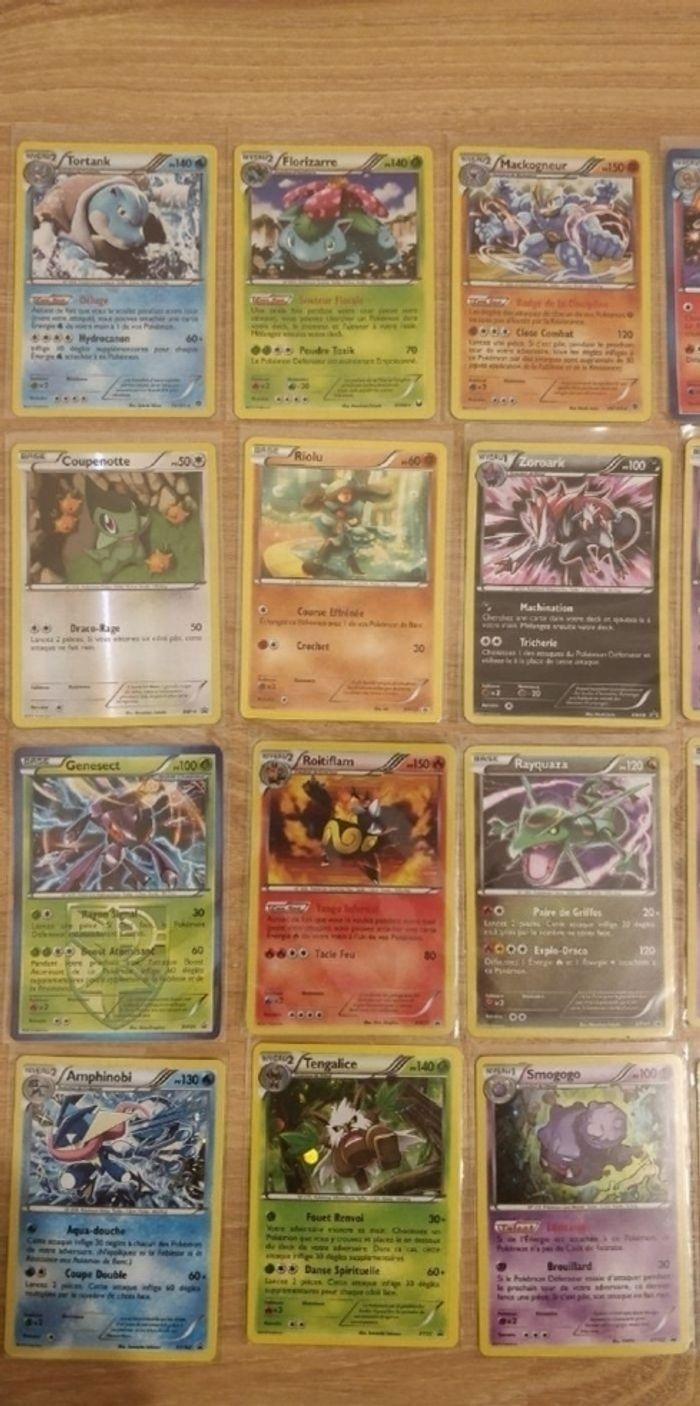 Gros lot 28 cartes Pokémon vintage Holo reverse non Holo dp diamant et perle nb noir et blanc xy - photo numéro 5