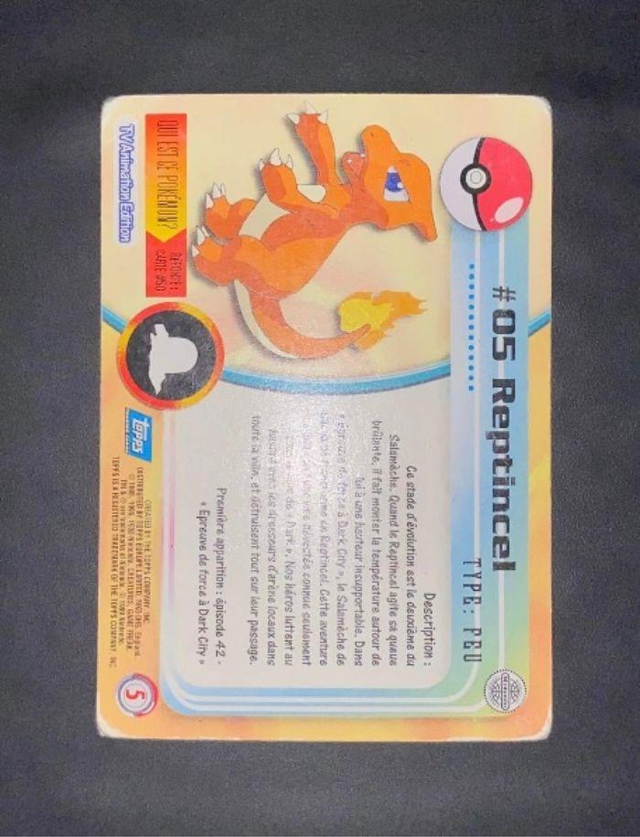 Carte Pokémon Topps Reptincel #05 Holo - photo numéro 2