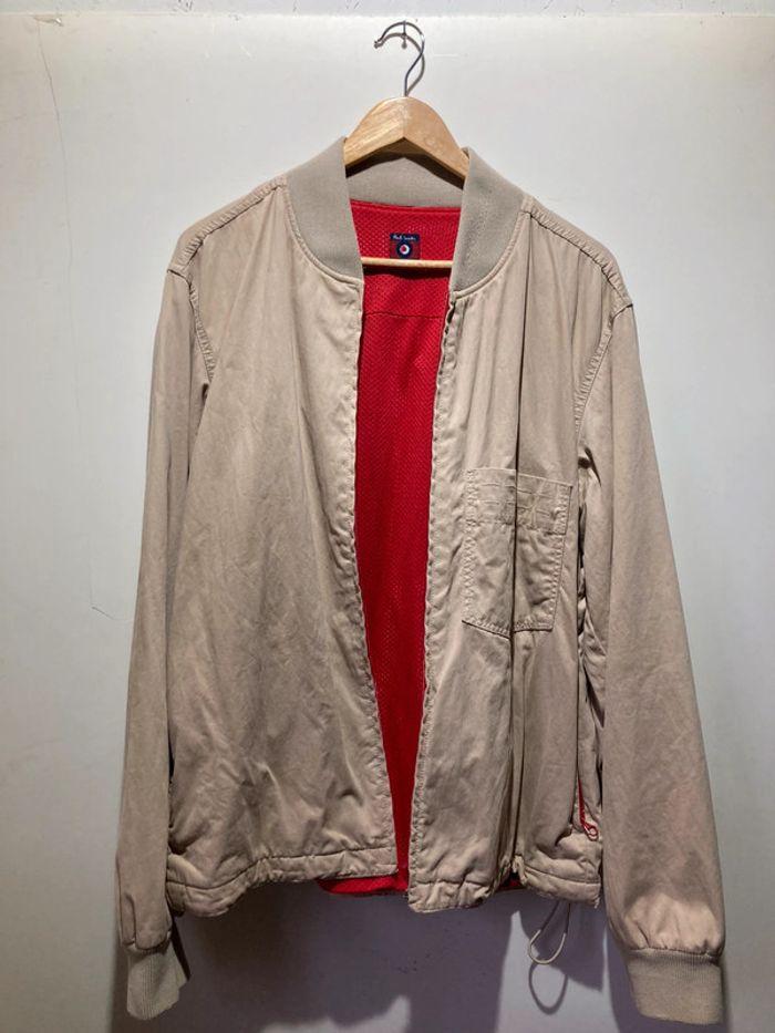 Veste mi saison beige intérieur rouge Paul Smith Sport - photo numéro 1