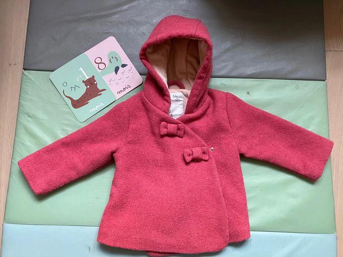 Manteau à capuche rose - photo numéro 1