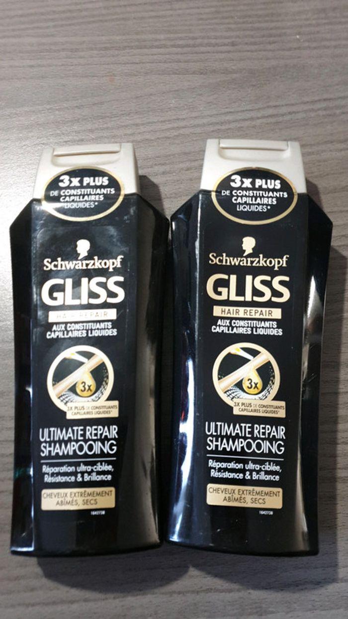 2 Shampooings schwarzkopf gliss ultime repair - photo numéro 1