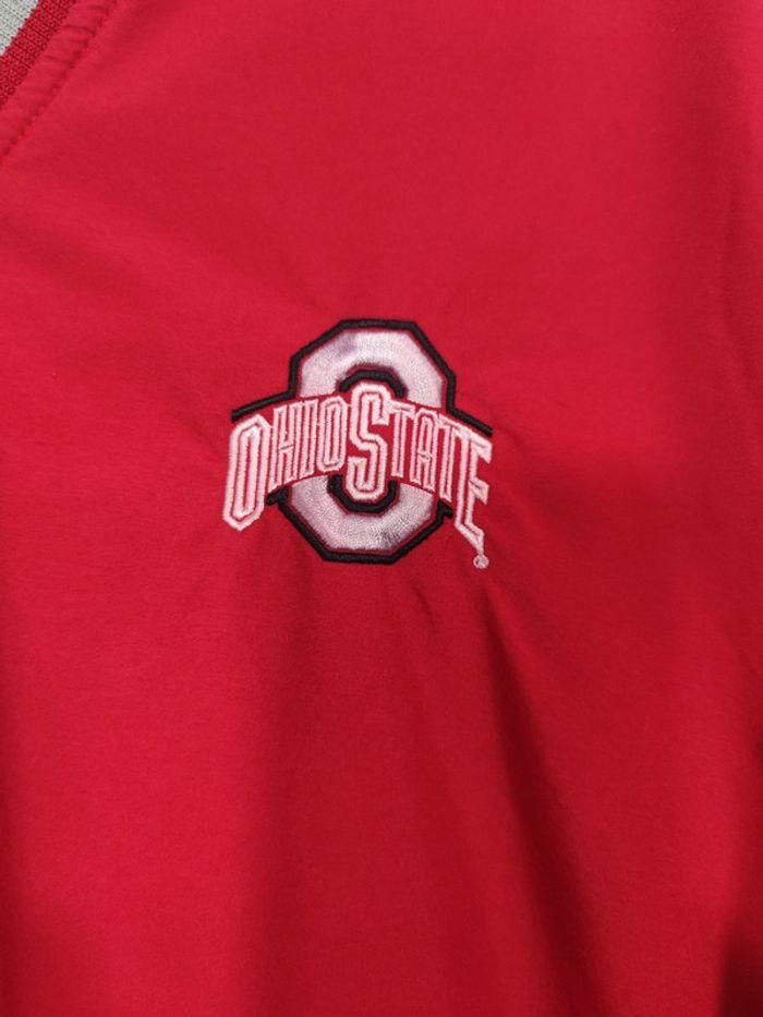 Pull / Veste Buckeyes Ohio State Logo Brodé 90's Vintage Rouge Taille M Homme - photo numéro 2