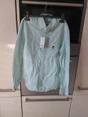 Chemise jules turquoise