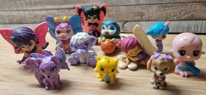 Lot de 11 figurines Magiki, Hatchimals, Monster Hight, Pat Patrouille - photo numéro 1