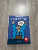 Bande dessinée Le chat pete le feu