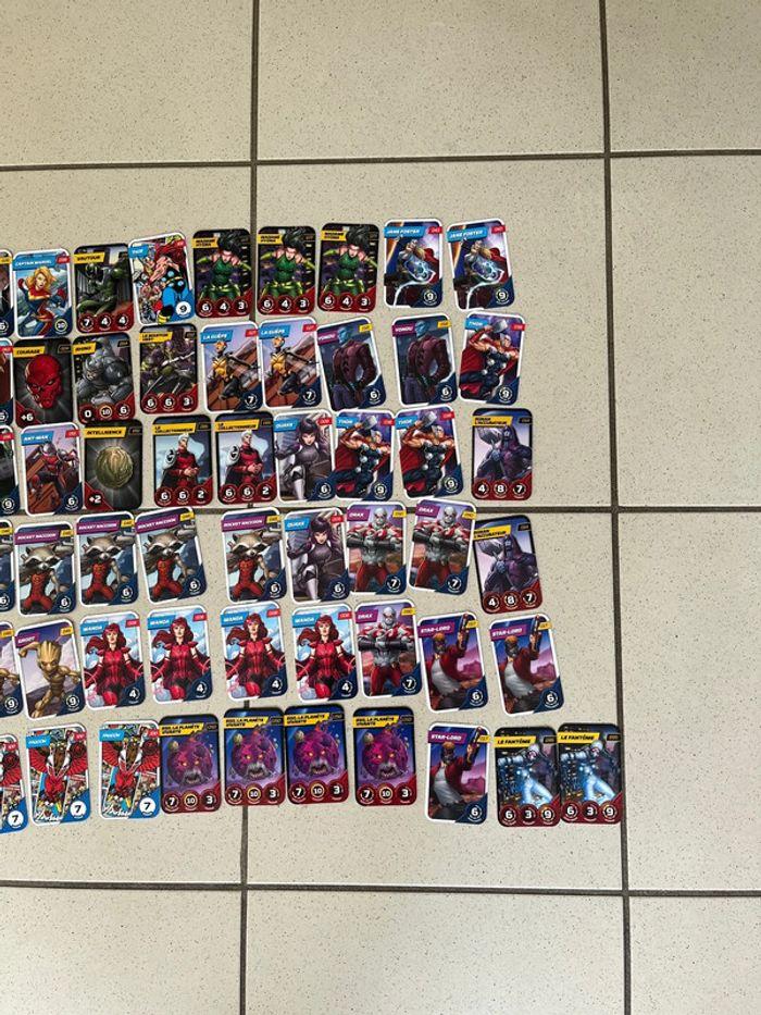 Lot 85 cartes Marvel Leclerc - photo numéro 3