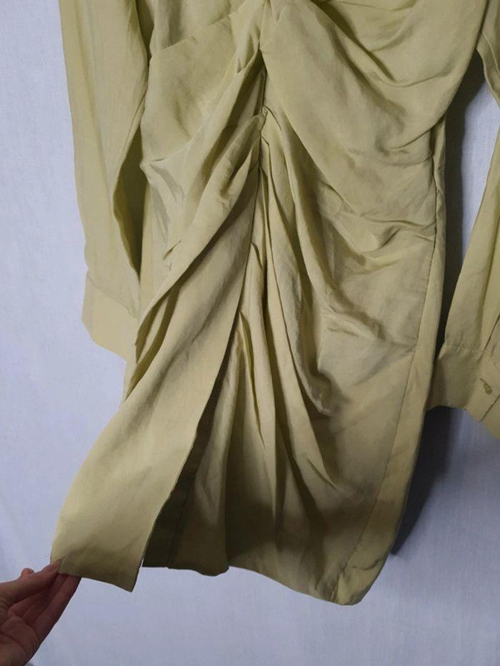 Jolie robe vert pistache zara - photo numéro 2