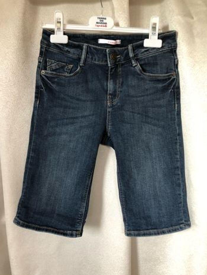 Short bermuda en jeans strech 36 Camaïeu - photo numéro 2