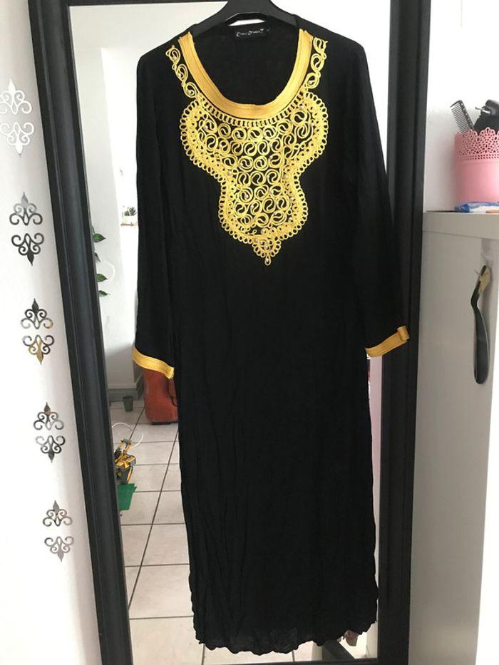 Robe orientale de maison noire / dorée S 💕 - photo numéro 9