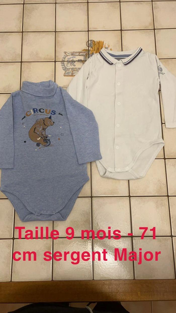 Lot de 2 bodies manches longues