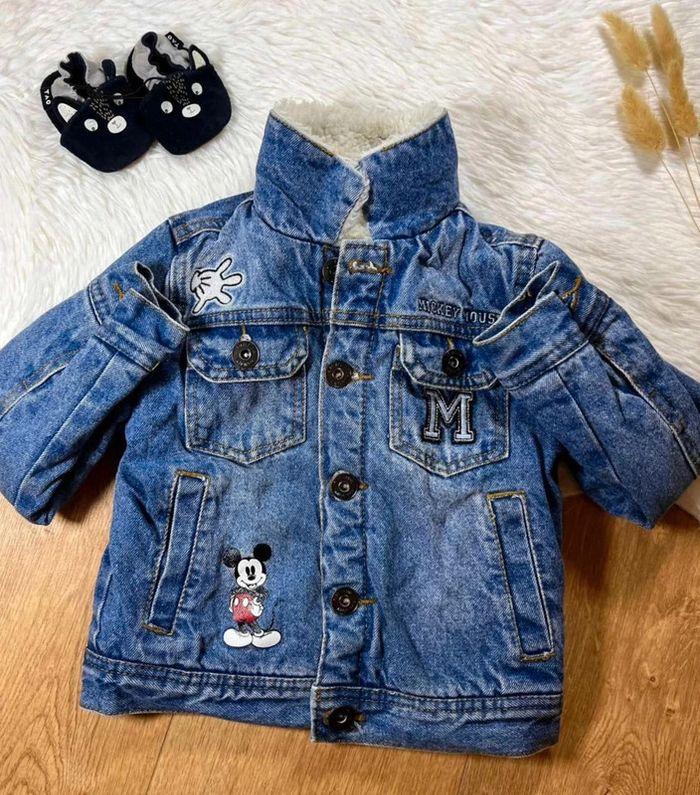 Veste en  jean Mickey - photo numéro 1