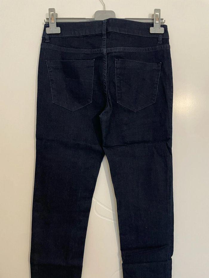 Pantalon jean extensible bleu foncé taille haute coupe skinny neuf kiabi taille 36 - photo numéro 6