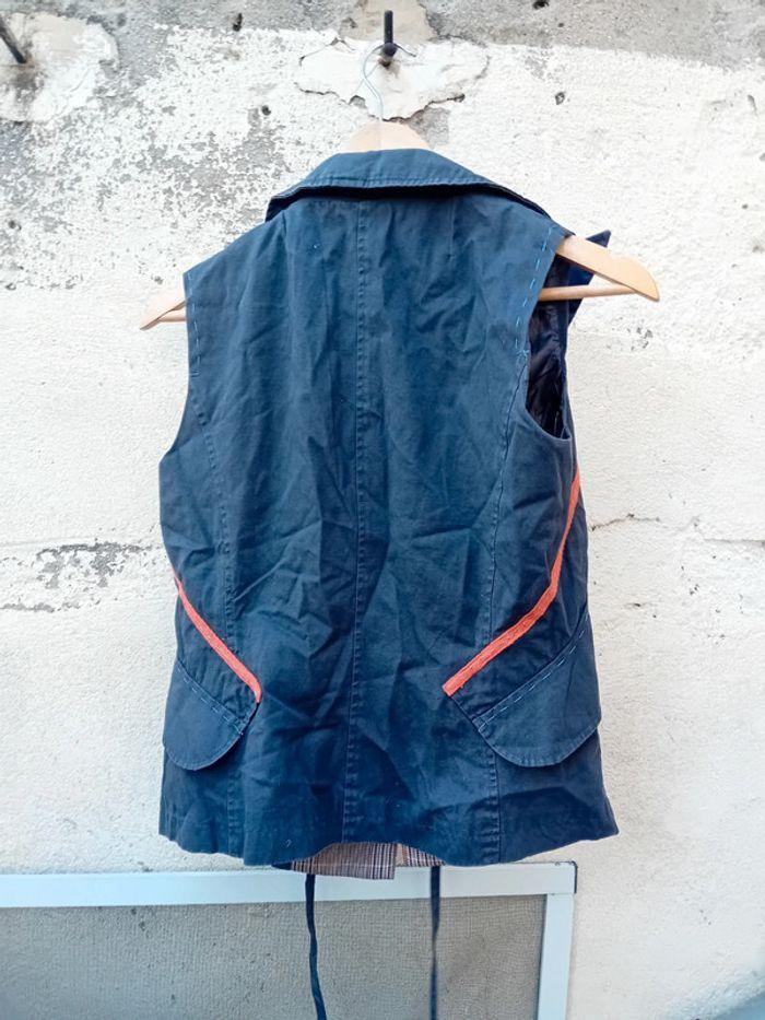 Veste sans manche effet double  veston - photo numéro 5