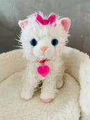 Peluche chat blanc