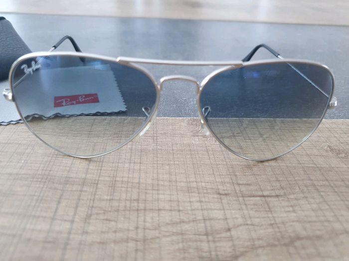 Ray-Ban Aviator Large Bleu Gris - photo numéro 2