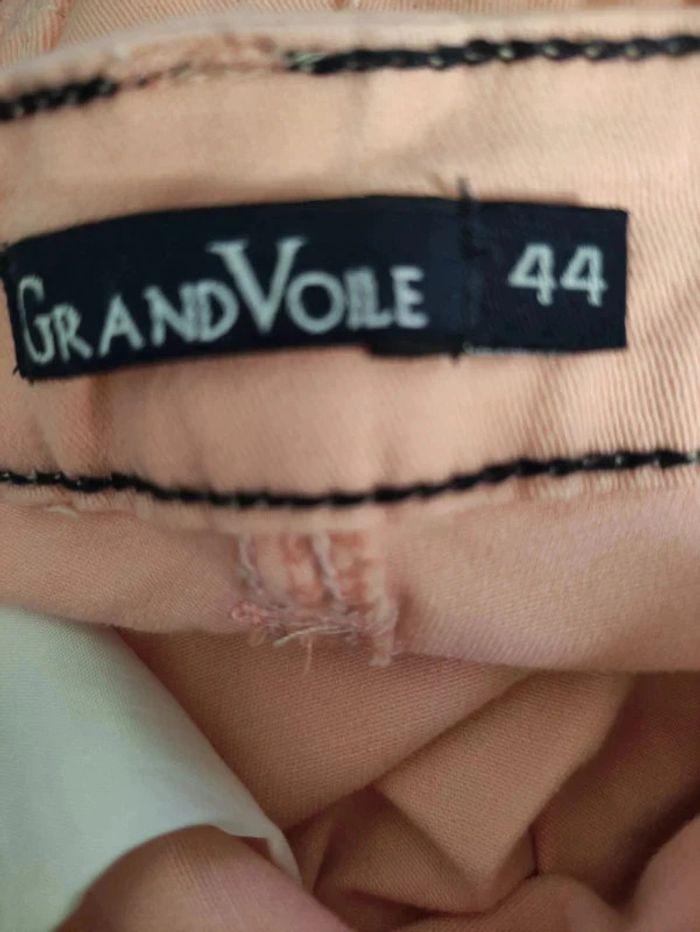 Pantacourt orangé rose Taille 42/44 Grand voile - photo numéro 3