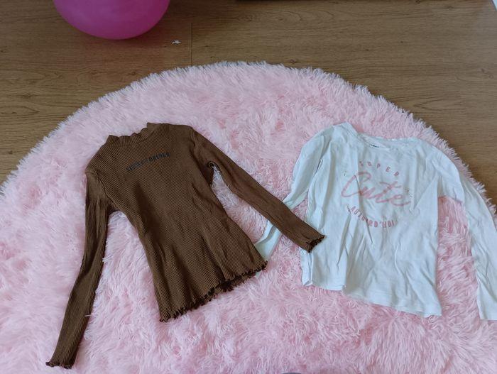 Lot 12 tee shirt fille 6 ans Manches longues - photo numéro 6