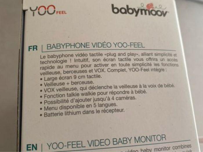 Babyphone Caméra à écran tactile - YOO-Feel Babymoov - photo numéro 4