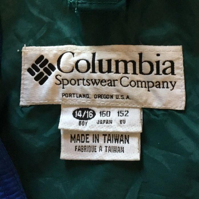 Blouson coupe-vent léger imperméable pour garçon Columbia vert foncé taille 14/16 ans 103 - photo numéro 12