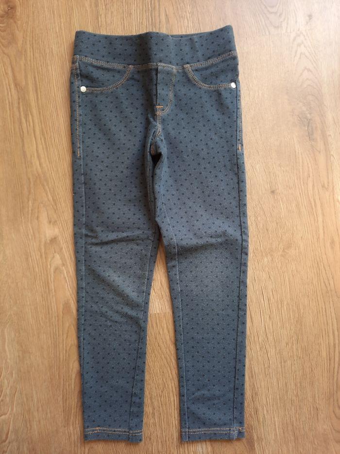 Lot de 2 jeggings fille Okaidi 4 ans - photo numéro 2