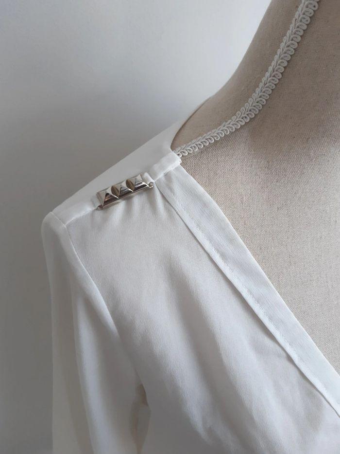 Blouse blanche Zara T38 - photo numéro 4