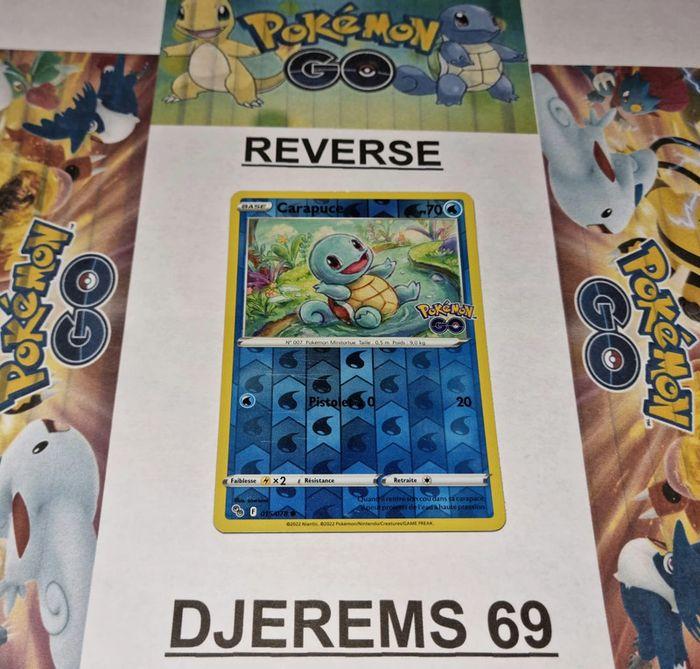 Carte Pokémon Reverse Carapuce 015/078 EB10.5 Epée & Bouclier Pokémon Go FR NEUF