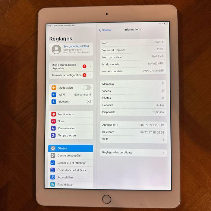 Ipad air 2 - photo numéro 1