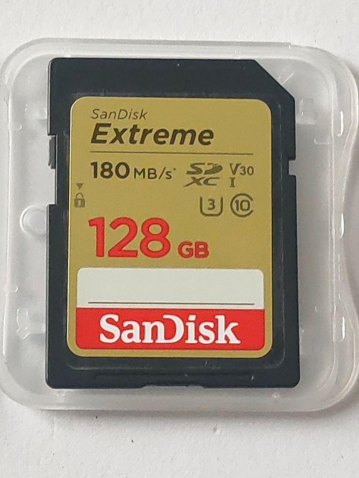 Carte Sd SanDisk SanDisk Extreme 128go - photo numéro 1