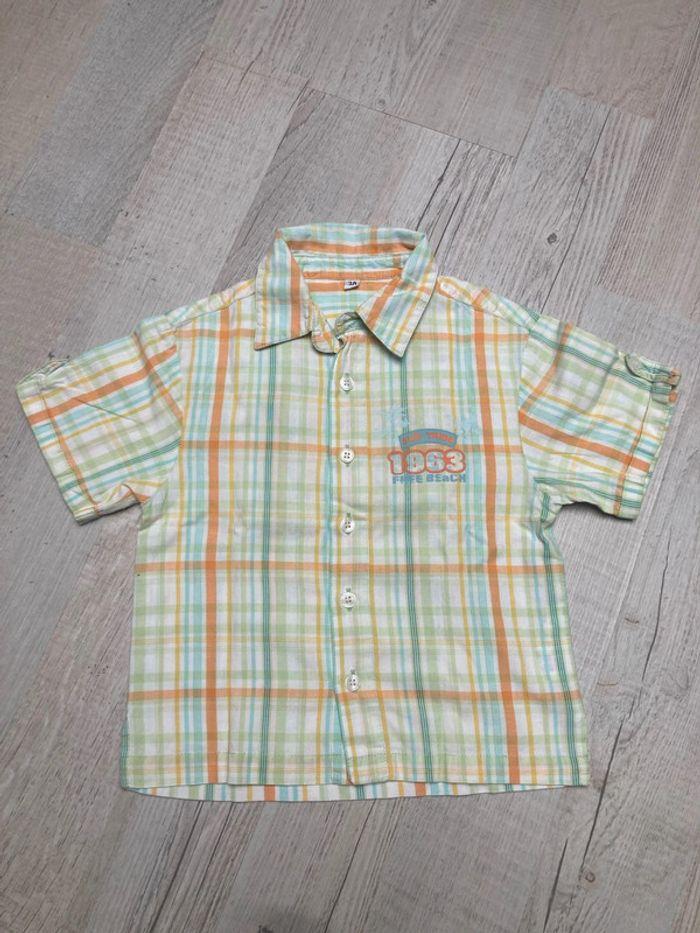 Chemise MC multicolore 3 ans - photo numéro 1