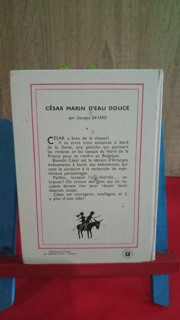 César marin d'eau douce, 1965, n° 181, bibliothèque rose - photo numéro 2