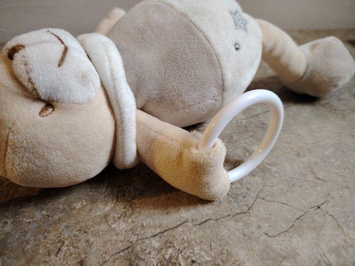 Doudou lapin longues oreilles un rêve de bébé 37 cm - photo numéro 3