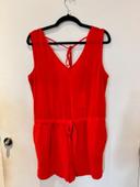 Combishort Zara rouge dos nu Taille S