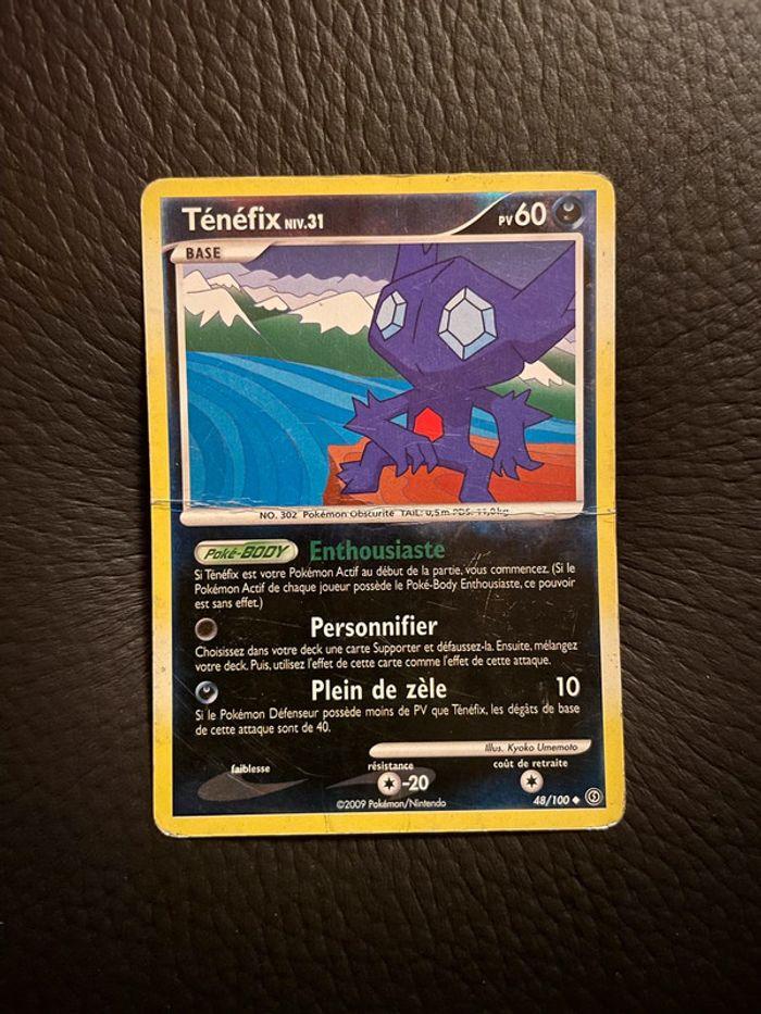 Carte Pokémon Ténéfix niv.31 reverse Tempête - photo numéro 1