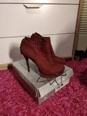 Bottines bordeaux