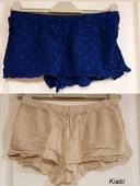 Lot de 2 Shorts Pyjama Femme Taille M "Kiabi"