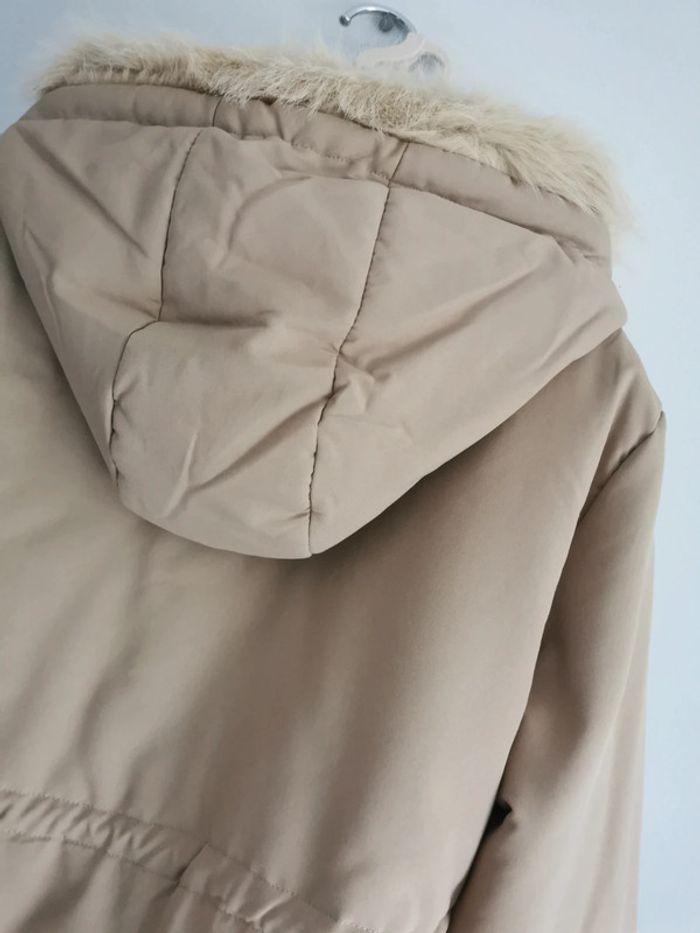 Parka beige cintrée à capuche Shein Ezwear Taille L - 40/42 - photo numéro 8