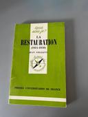 Livre Que sais-je ? La Restauration 1814-1830