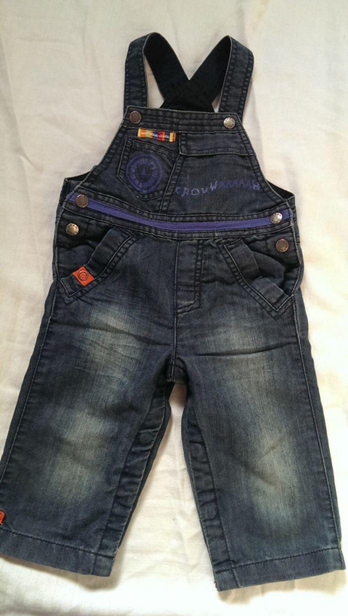 Salopette en Jeans/ combinaison taille 74-80 DPAM - photo numéro 3