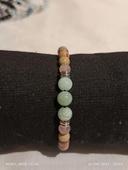 Bracelet jaspe marin & amazonite