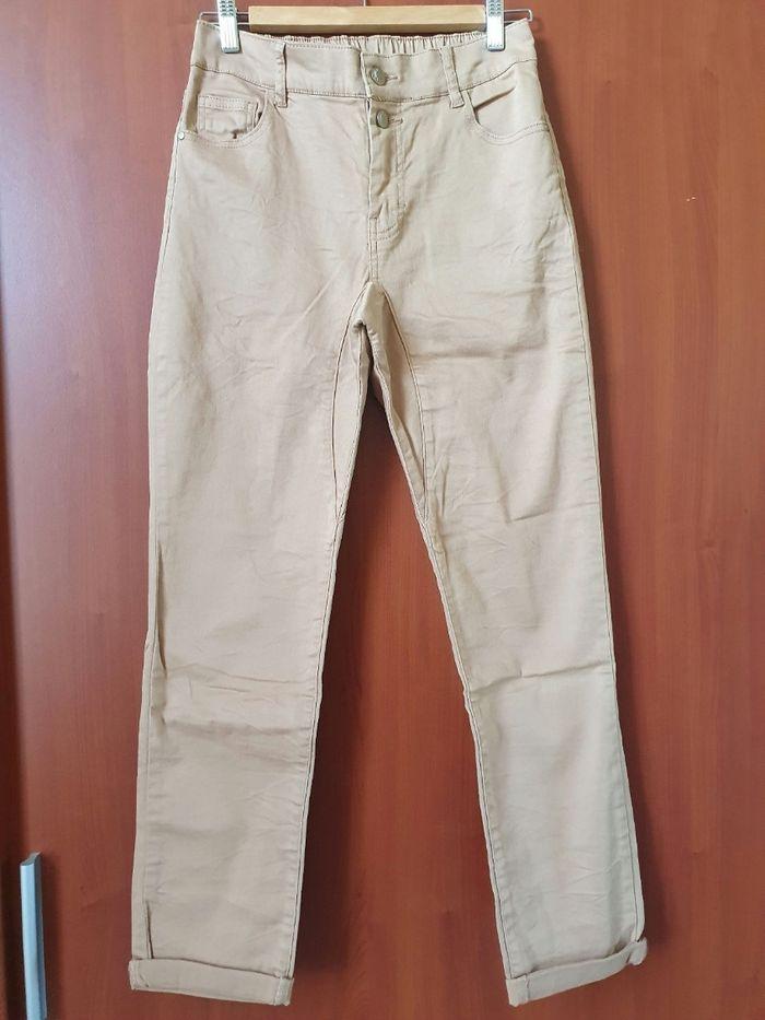 Pantalon beige/brun - photo numéro 1