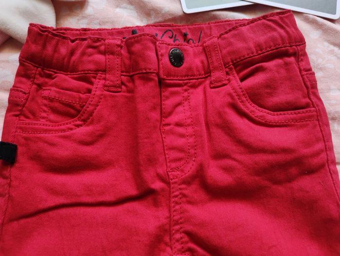 Pantalon slim rouge Gémo 18 mois - photo numéro 3