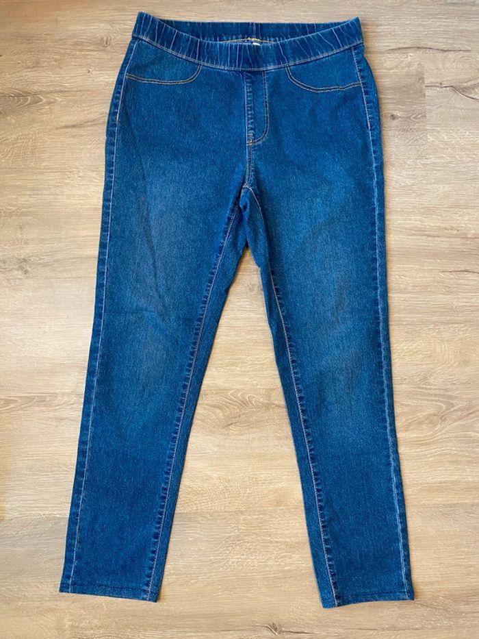 Jegging / legging effet jean bleu taille 38 / M Gémo - photo numéro 2