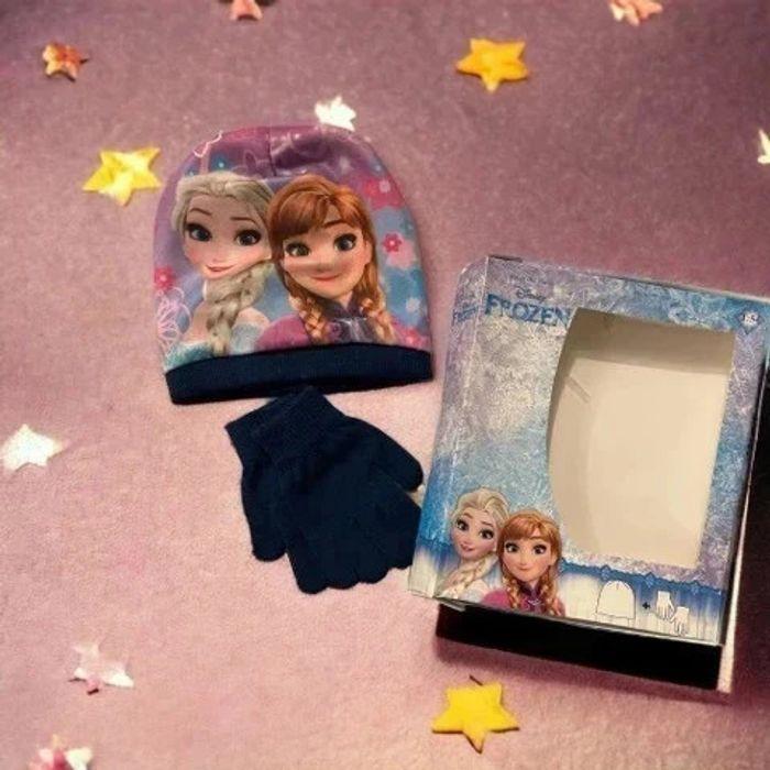 Coffret reine des neiges gant et bonnet