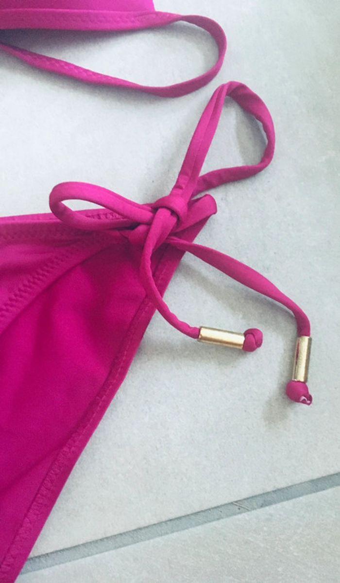 Magnifique maillot de bain fushia à volants Pimkie neuf - photo numéro 3