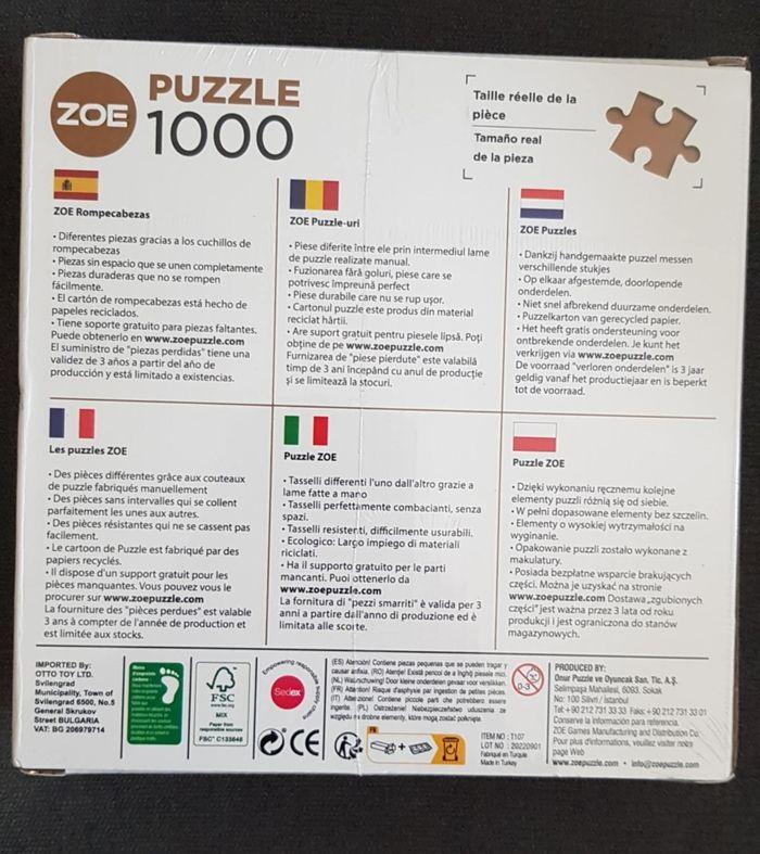 Puzzle 1000 pièces neuf - photo numéro 3