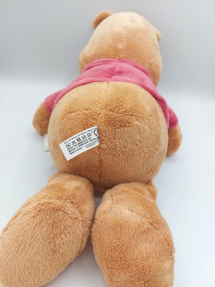 Peluche doudou ours Winnie l’ourson tee-shirt rose Disney Simba toys env. 44 cm - A12095 - photo numéro 5