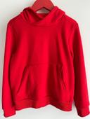 Sweat à capuche / hoodie rouge vif Décathlon taille 5-7 ans état neuf