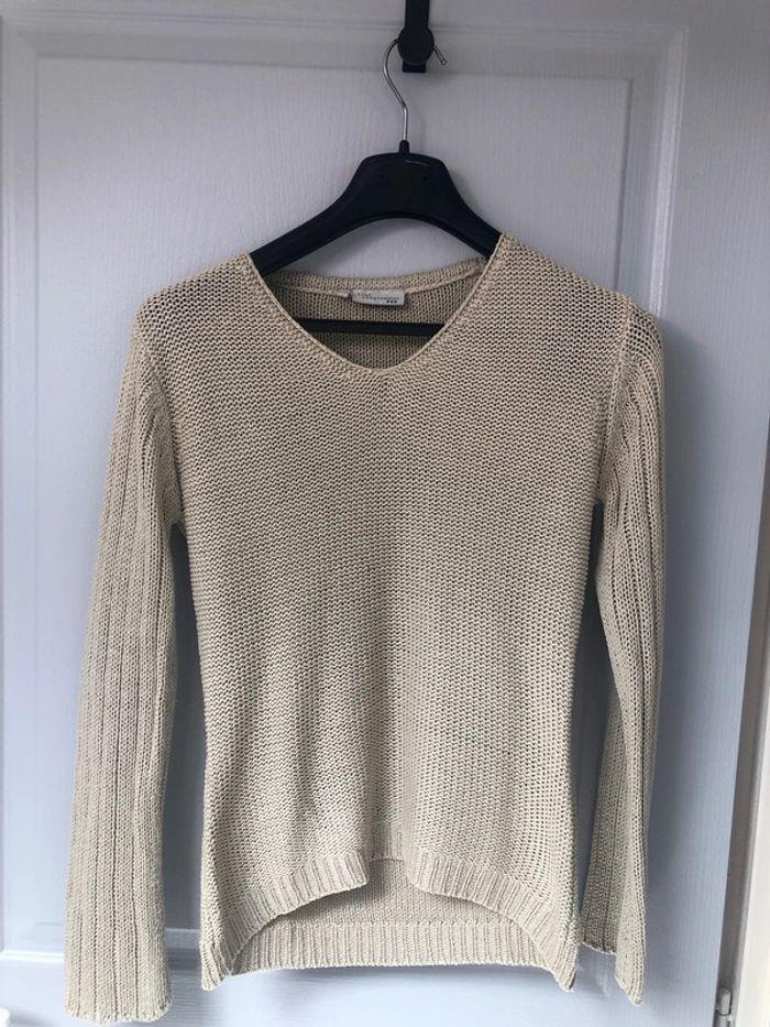 Pull beige tout simplement taille 38/40 - photo numéro 1