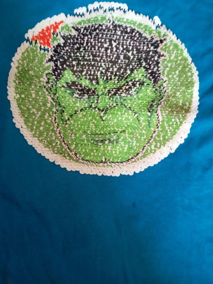 T shirt hulk 7ans - photo numéro 3